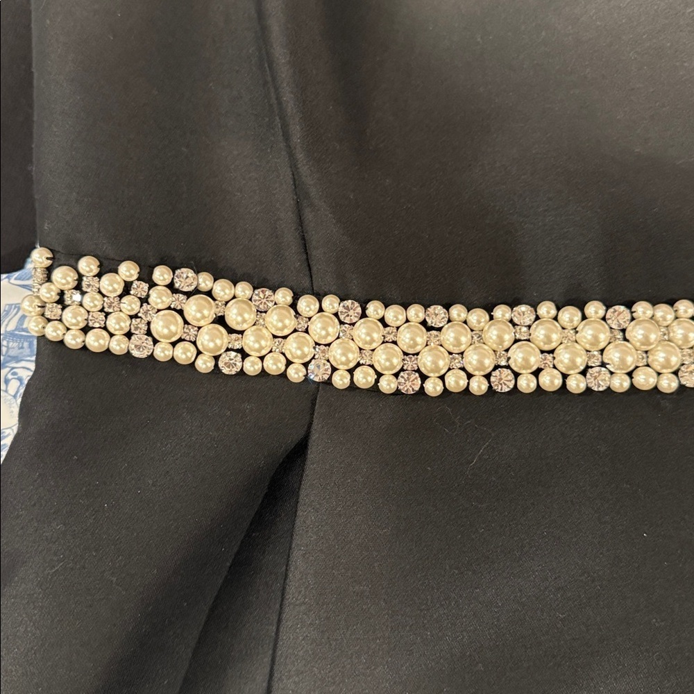 Kate Spade Pearl Crystal Mikado Dress - Picture 11 of 12